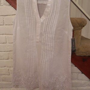 Style & Co White Tunic Top